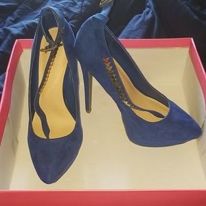 Blue High heels